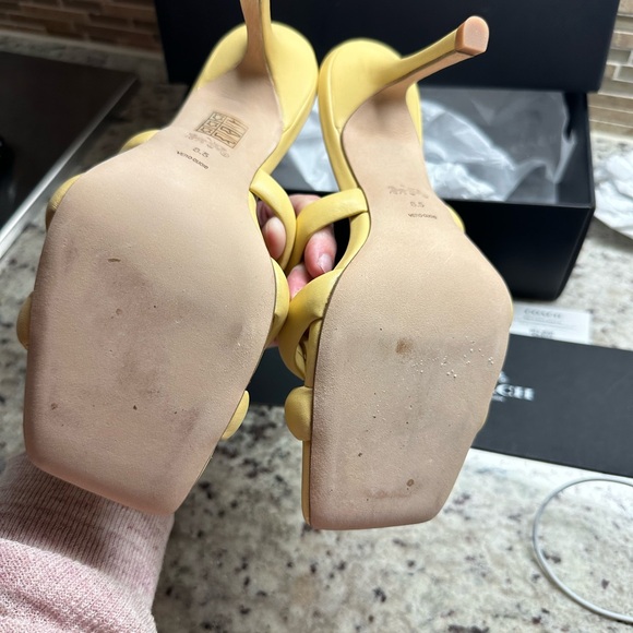 Gorgeous new in box Coach Kellie leather sandals - size 8.5 - Picture 7 of 15